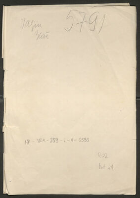 Valjin, Blaž, 1.2.1896. Policijski karton