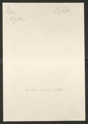 Kun, Agata, 5.2.1904. Policijski karton