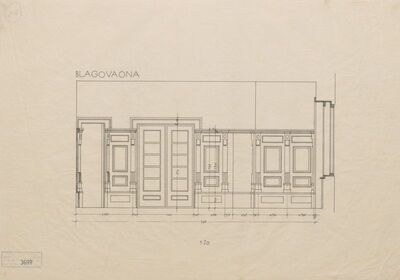 Vila Frangeš, blagavaona/drvena oplata