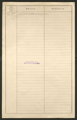 Knežević, Marija, 22.8.1913. Policijski karton