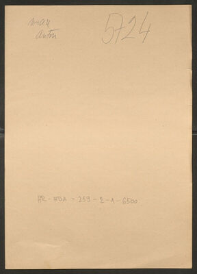 Uran, Anton, 21.5.1899. Policijski karton