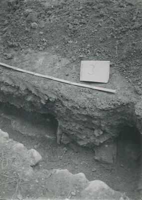 Varaždinske Toplice - Arheološka iskopavanja, zid br. 3.