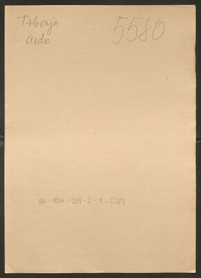 Trbonja, Avdo, 25.1.1913. Policijski karton