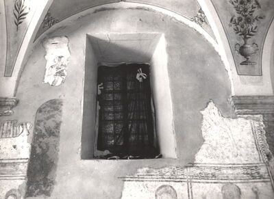 Volavje - Crkva Blažene Djevice Marije Volavske (Sniježne), freske na južnom zidu