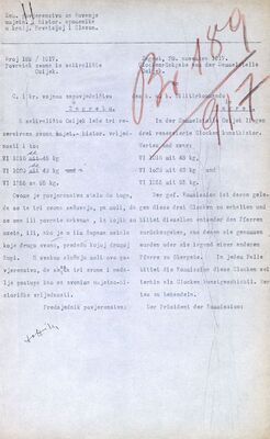 Osijek, povratak zvona iz sabirališta Osijek