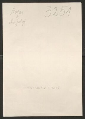 Mogan, Julije, 10.10.1879. Policijski karton