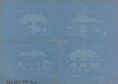 Vila Breyer, pročelja