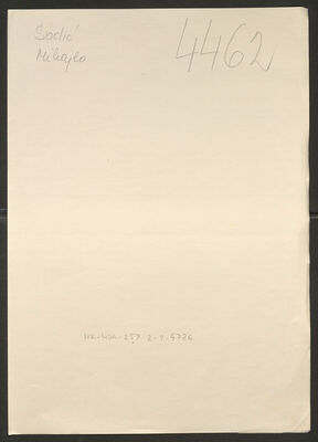 Sodić, Mihajlo, 30.9.1923. Policijski karton