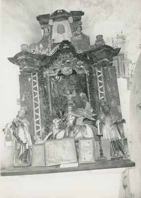Martinšćina (Zlatar) - Crkva sv. Martina, oltar sv. Martina