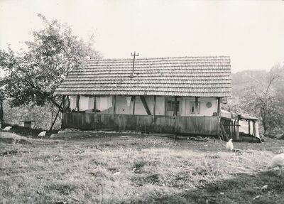 Griče (Ribnik) - Tradicijska kuća, dulje pročelje