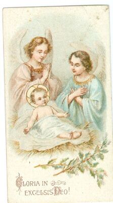 Novorođeni Isus s anđelima