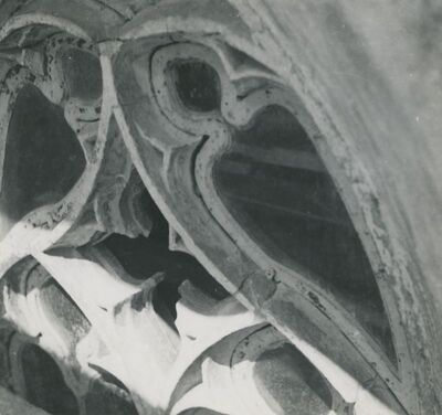 Lepoglava - Župna crkva, treći prozor svetišta s vanjske strane, detalj