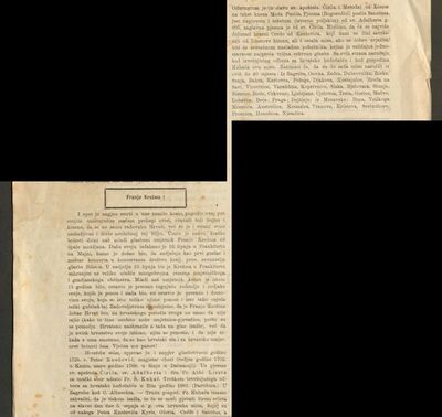 Nekrolog Franji Krežmi. Vienac, 1881.