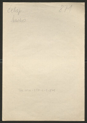 Ćelap, Marko, 1912. Policijski karton