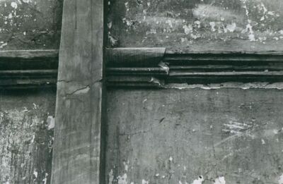 Vukovina - Kurija Alapić, detalj istočnog pročelja