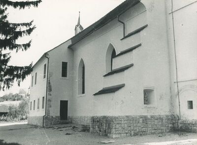 Tuhelj - Župna crkva Uznesenja Blažene Djevice Marije, vanjština, detalj