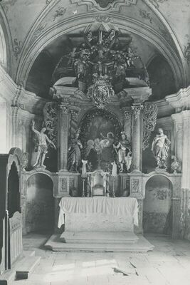 Zajezda (Budinščina) - Župna crkva Uznesenja Blažene Djevice Marije, unutrašnjost, detalj