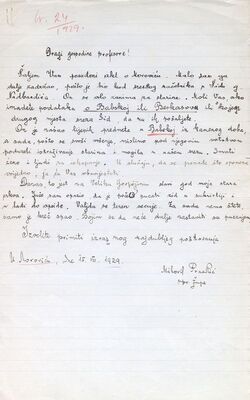 Morović, povrat akta