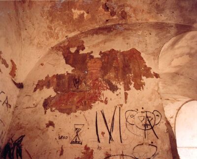 Lukavec - Stari grad Lukavec, freske u unutrašnjosti