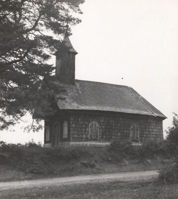 Cvetković Brdo - Kapela sv. Roka, južno pročelje