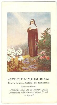 Sestra Marija Celina od Prikazanja