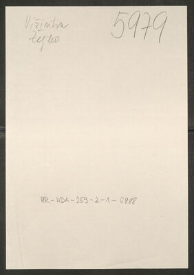 Vižintin, Željko, 25.6.1888. Policijski karton