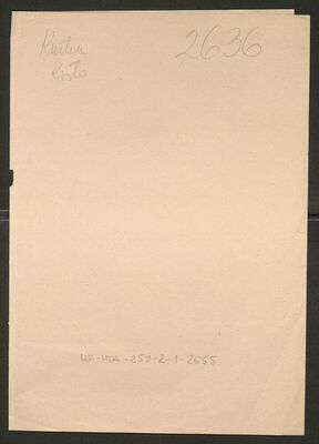 Kurtin, Krsto, 27 godina. Policijski karton