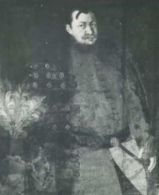 Trakošćan - portret Gašpara Draškovića Trakošćanskog