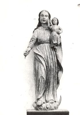 Volavje - Crkva Blažene Djevice Marije Volavske (Sniježne), kip sv. Marije s Djetetom