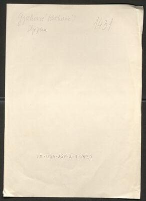 Gjaković (Đaković), Stjepan, 15.12.1912. Policijski karton