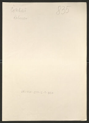 Čonkaš, Koloman, 15.9.1923. Policijski karton