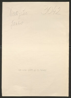 Matijašec, Janko, 23.5.1896. Policijski karton