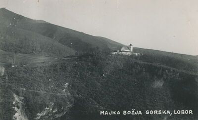 Lobor - Panorama, Crkva Majke Božje Gorske, situacija