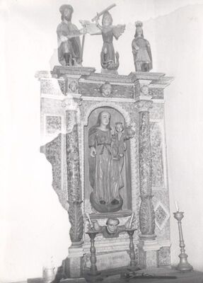 Johi (Bosiljevo) - Kapela sv. Mateja, oltar sv. Marije