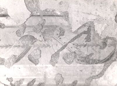 Jakovlje - Dvorac Oršić, dio klasicističke freske