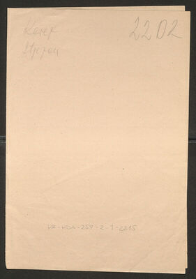 Kerep, Stjepan. Policijski karton