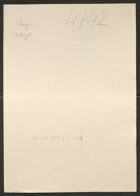 Stunja, Franjo, 11.12.1924. Policijski karton