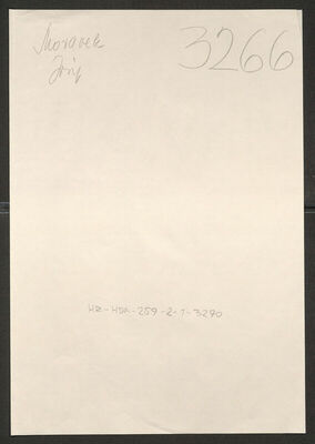 Moravek, Josip, 1.3.1901. Policijski karton