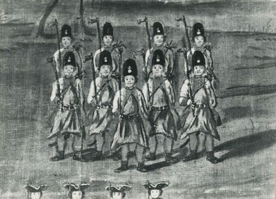 Trakošćan - detalj tapete u prostoriji 2. kata