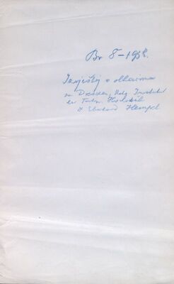 Izvještaj o oltarima za Dresden, Kunst. Institut der Technischen hochschule, dr. Eberhard Hempel