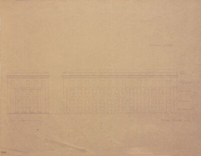 Palača burze, pročelja