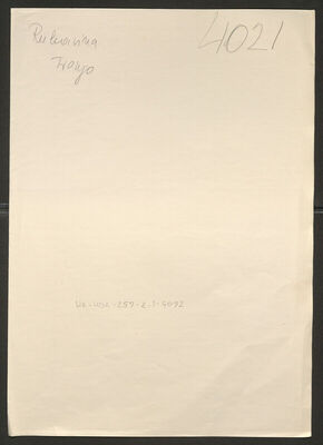 Rukavina, Franjo, 18.11.1912. Policijski karton