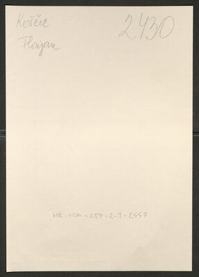 Koščec, Florijan, 2.5.1908. Policijski karton