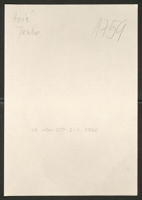 Hoić, Janko, 1894. Policijski karton