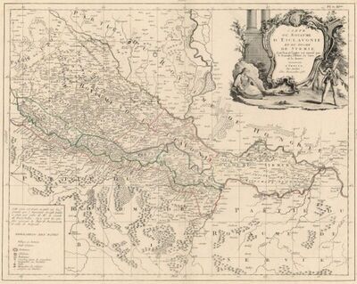 Carte du royaume d'Esclavonie et du duche de Syrmie