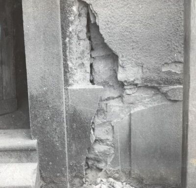 Sveti Ivan Zelina - Crkva sv. Ivana Krstitelja, oštećenje zvonika