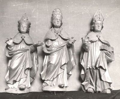 Kloštar Ivanić - Kompleks Franjevačkog samostana i crkve sv. Ivana Krstitelja, plastike crkvenih otaca