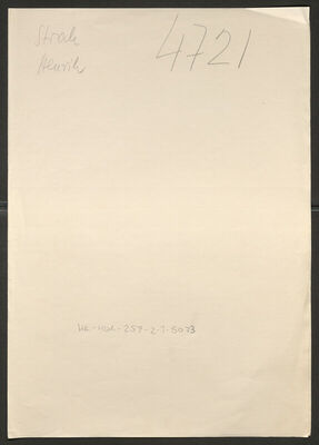 Strah, Henrik, 11.2.1922. Policijski karton