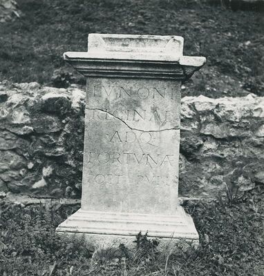 Varaždinske Toplice - Kapitolij, baza Junonina kipa