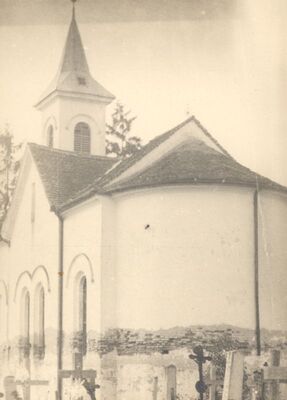 Ivanić Grad - Kapela sv. Jakova, propadanje zida